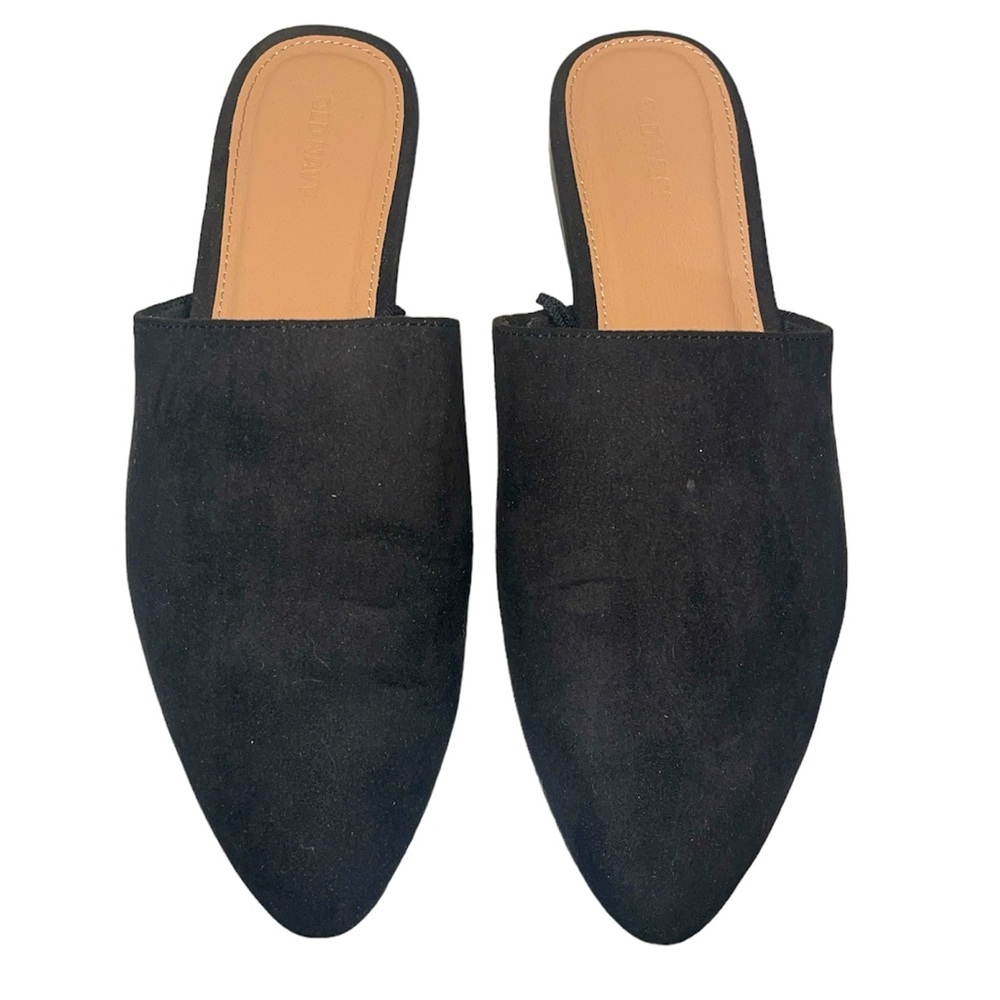 Old navy faux suede mules in size 11